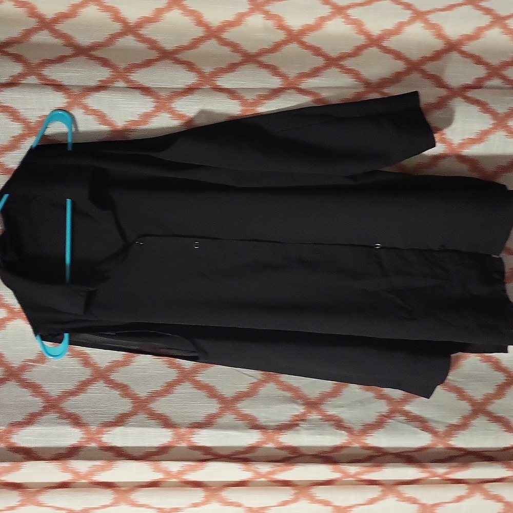 Black Shoulder less Long Sleeve